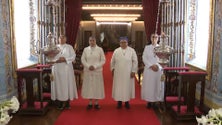 Guardiãs tratam da Imagem do Santo Cristo para entregar à Irmandade nos dias das festas