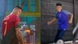 Imagem de CR7 e Cristianinho brilham entre as estrelas e lendas do futebol