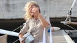 Imagem de Velejadora Kirsten Neuschafer homenageada esta manhã (fotogaleira)