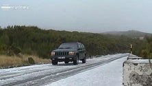 Imagem de Temperatura desceu aos 2,2ºC negativos e trouxe neve aos pontos mais altos da Madeira (Vídeo)