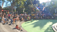 Imagem de Brasileiros em festa no Jardim Municipal (vídeo)