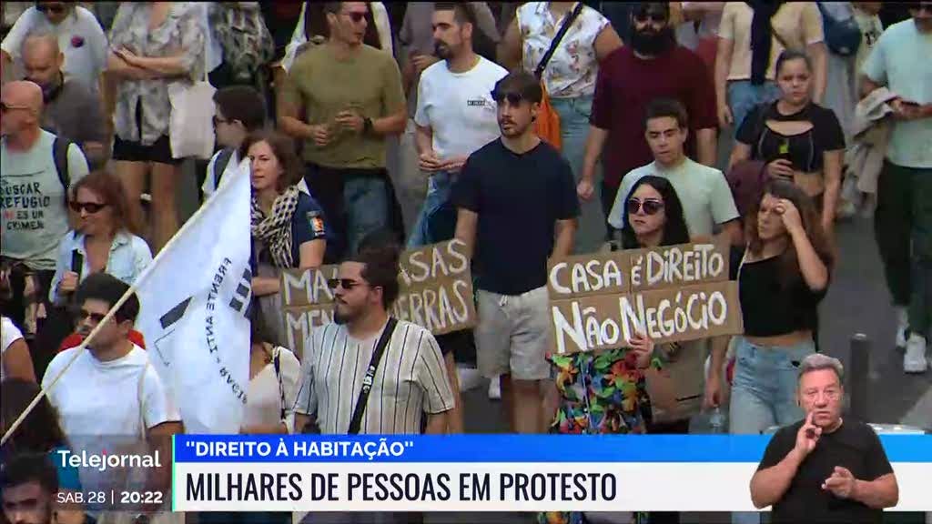 "Direito à habitação". Milhares de pessoas em protestos por todo o país