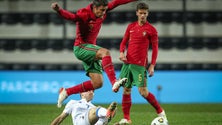 Imagem de Araújo titular frente à Chéquia abre o marcador aos dois minutos de jogo