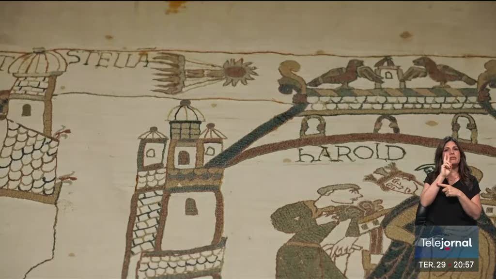 Tapeçaria de Bayeux. Obra com quase mil anos regressou a Inglaterra