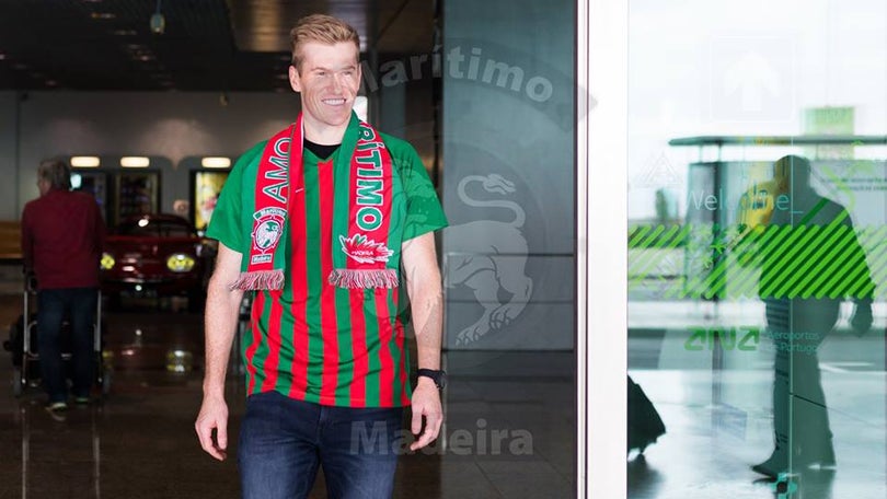 Imagem de Douglas Grolli é reforço do Marítimo