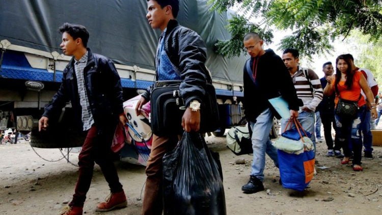 Colômbia abre abrigo temporário para acolher refugiados venezuelanos