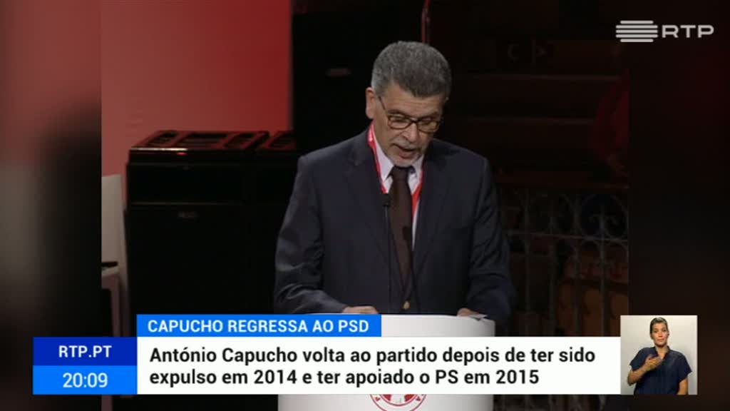 Ant�nio Capucho est� de regresso ao PSD