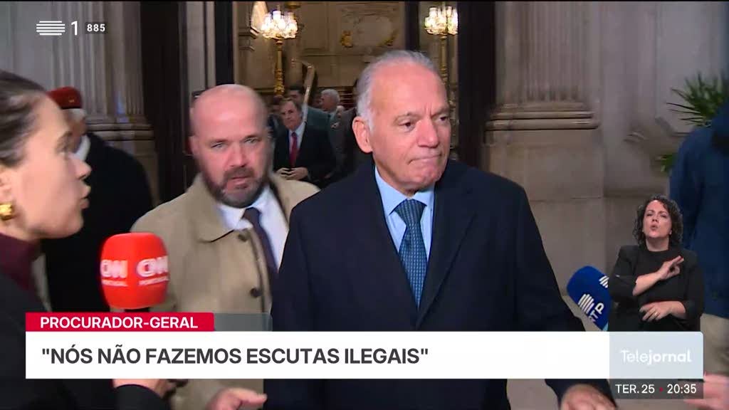 Imagem de PGR sobre escutas a Costa. 