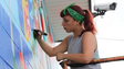 Artista madeirense pinta mural em New Bedford (Áudio)