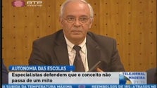 O Presidente do Conselho Nacional de Educação diz que o conceito de autonomia está associado a uma espécie de mito (Vídeo)