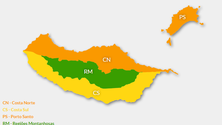 Madeira sob avisos meteorológicos amarelo e laranja até às 21:00 de terça-feira