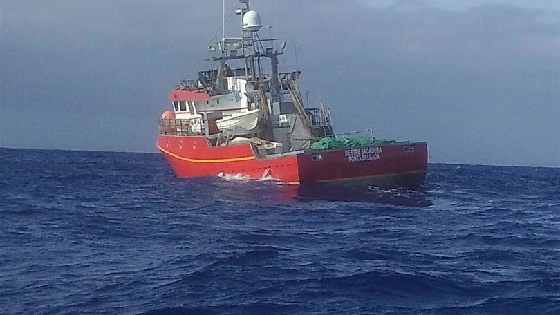Marinha realizou hoje resgate de pescador a 12 milhas da costa