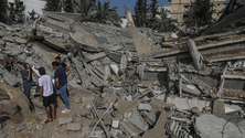 Imagem de Destruição de casas em Gaza é «crime de guerra»