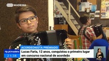 Imagem de Jovem acordeonista madeirense brilha nos palcos nacionais