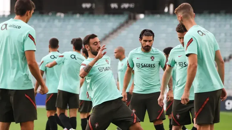 Último treino de Portugal com todos disponíveis