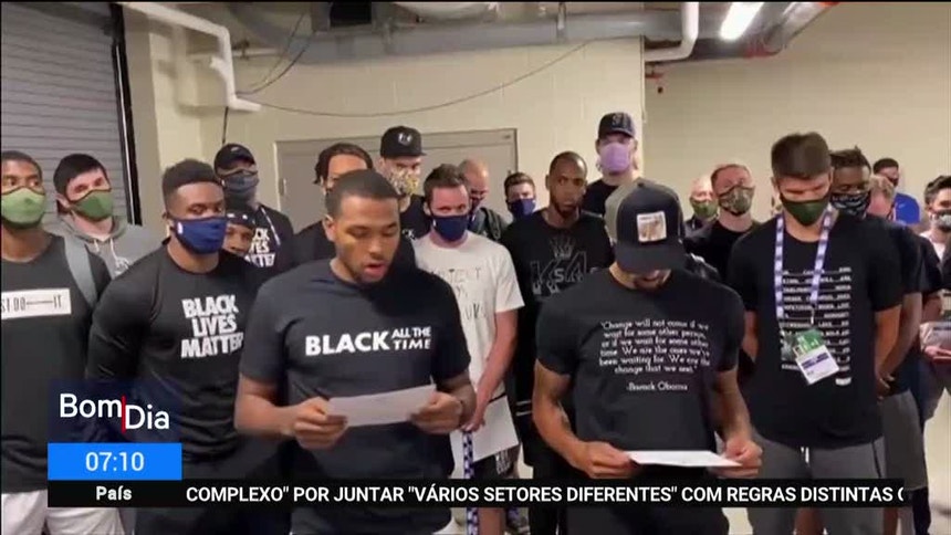 Times boicotam partidas da NBA em protesto contra o racismo