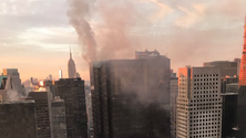 Imagem de Incêndio na Trump Tower, em Nova Iorque