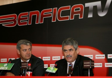 Vieira apresenta Benfica TV