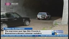 Cinco anos depois, as obras da via expresso que liga São Vicente à Boaventura vão ser retomadas (Vídeo)