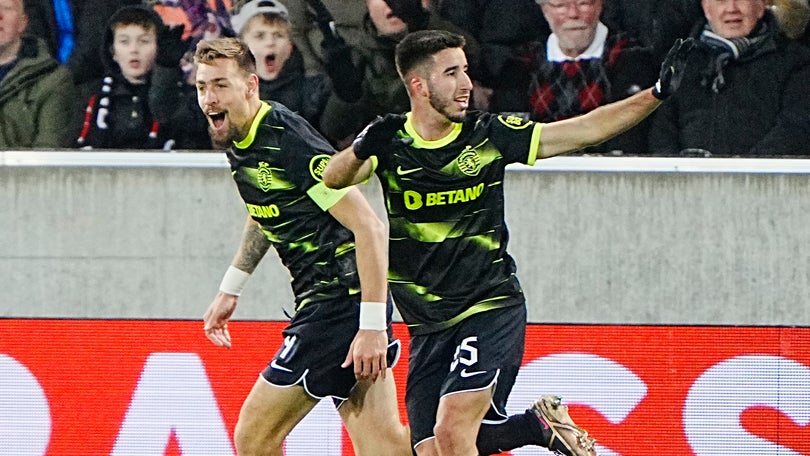Imagem de Sporting com mais um desde a primeira parte goleia equipa dinamarquesa
