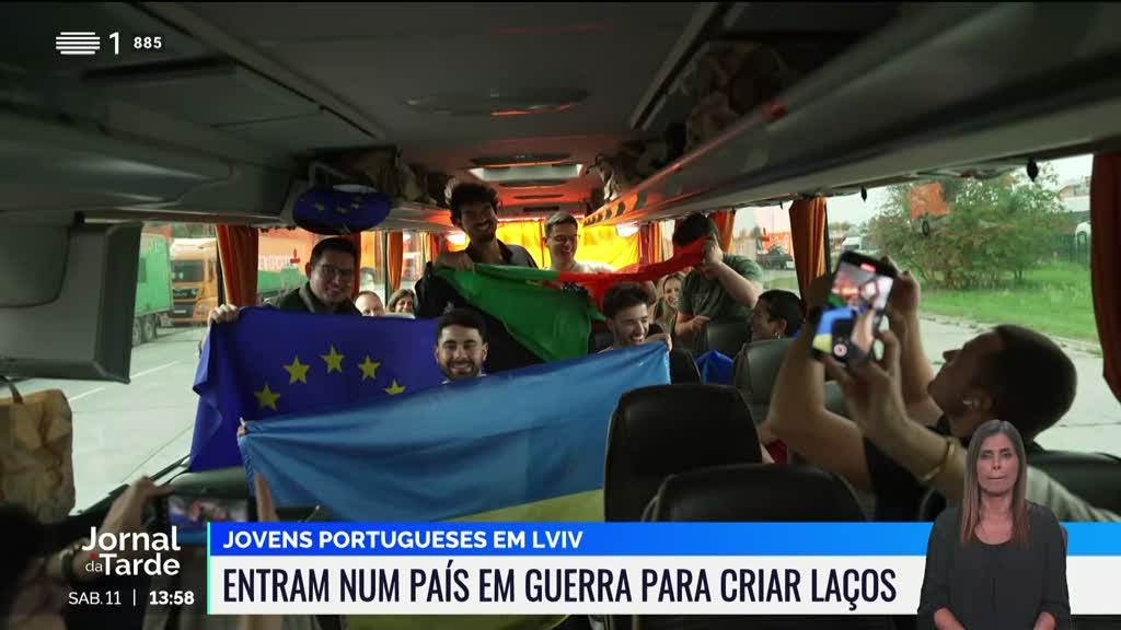 Jovens portugueses tiveram quatro dias de partilha em Lviv, Ucrânia