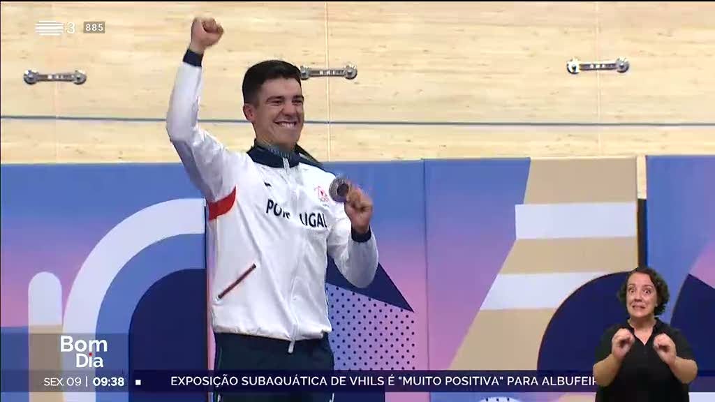 Paris2024. Iuri Leitão conquista medalha de prata no Omnium