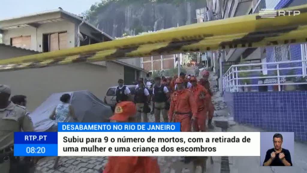 Subiu para nove o n�mero de mortos no Rio de Janeiro