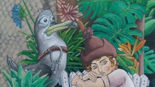 Imagem de “Retalhos da Nossa Ilha” em exposição na Assembleia