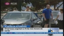 Aluguer de automóveis está em alta nesta altura do ano e esgota a frota no Verão (Vídeo)