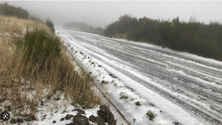 Imagem de Descida acentuada da temperatura, neve nos pontos altos