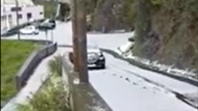 Imagem de Zona alta de Santo António coberta de um manto branco (vídeo)