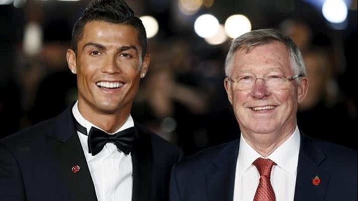 Imagem de Cristiano Ronaldo deseja as melhoras a Alex Ferguson