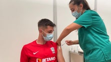 Imagem de Plantel do Marítimo vacinado