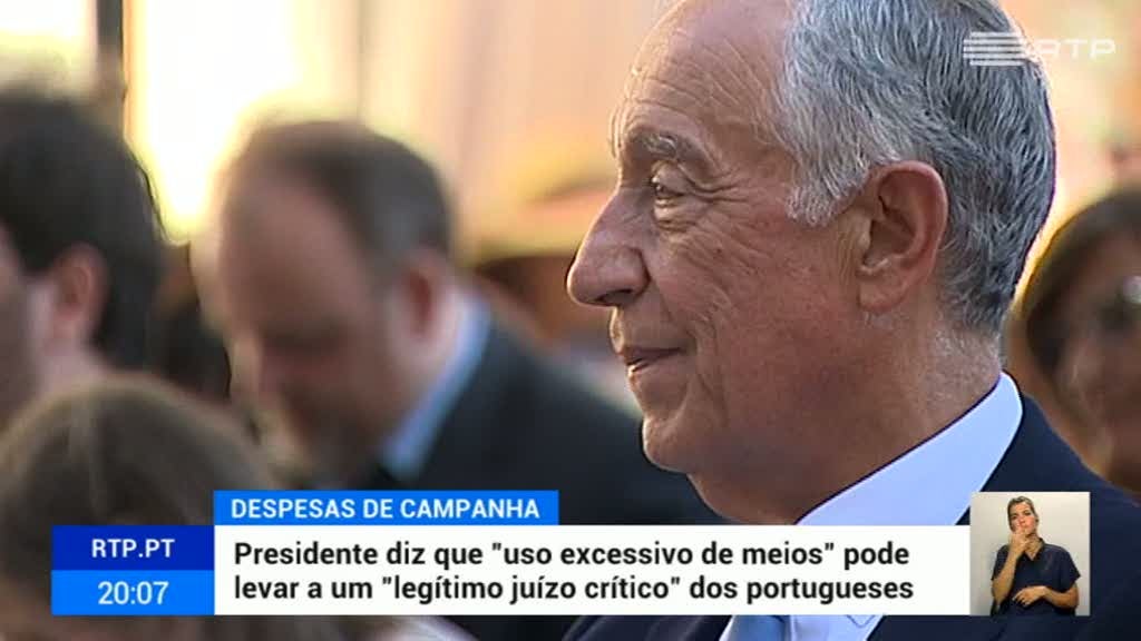 Marcelo voltou a apelar a uma diminui��o das despesas dos partidos