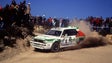 Imagem de Andrea Aghini no Rali Madeira Legend 2023 com um Lancia Delta (vídeo)
