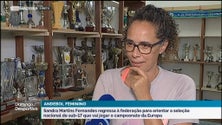 Imagem de Sandra Martins Fernandes de regresso às seleções nacionais de andebol (vídeo)