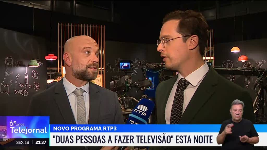 Novo programa da RTP3. "Duas pessoas a fazer televisão" estreia hoje