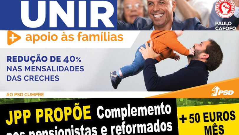 Imagem de A sete meses das eleições a propaganda eleitoral é visível em toda a ilha