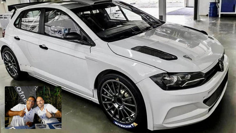 Pedro Mendes Gomes com Volkswagen Polo GTI R5