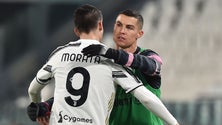 Imagem de Ronaldo começou no banco na receção à Lazio
