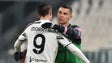 Imagem de Ronaldo começou no banco na receção à Lazio