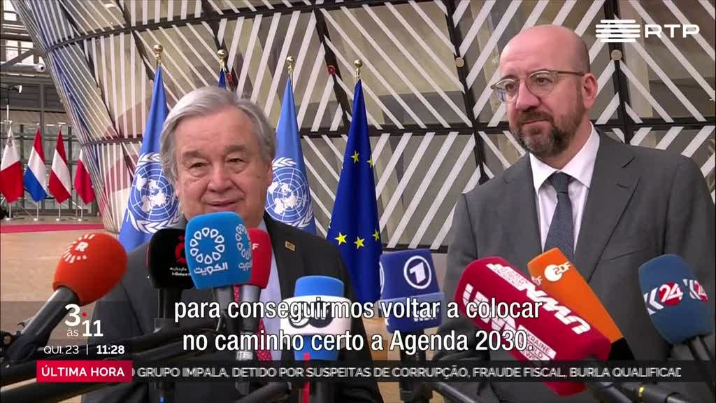 Agenda 2023. António Guterres reúne com líderes da UE