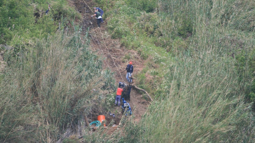 Imagem de Estudo ao talude da estrada do Jardim do Mar já avançou