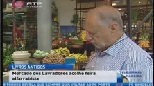 Mercado dos lavradores acolhe feira de livros antigos (Vídeo)