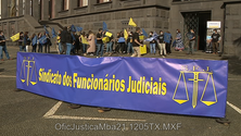 Imagem de Funcionários judiciais descontentes (vídeo)