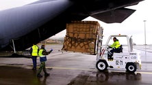 Imagem de Força Aérea trouxe mais equipamentos de proteção individual