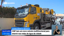 Imagem de Funchal adquiriu um novo veículo para intervir nas redes de água da cidade (Vídeo)