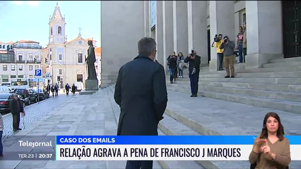 Caso dos e-mails. Relação agrava a pena de Francisco J. Marques