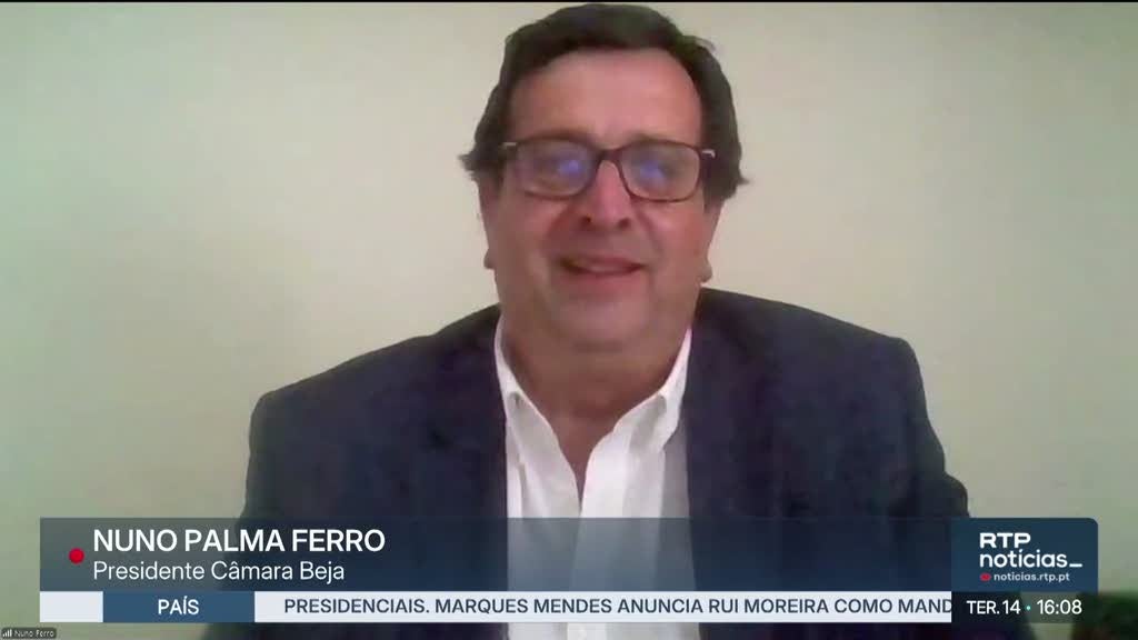 Nuno Palma Ferro, novo presidente da Câmara de Beja, em entrevista à RTP