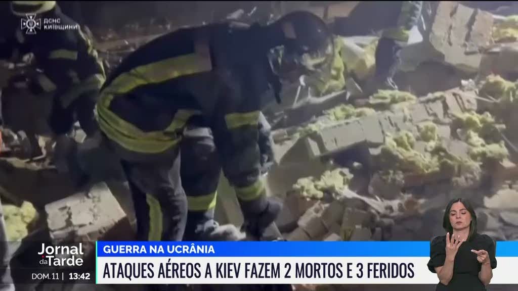 Ataques russos em Kiev provocam pelo menos duas mortes